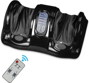 4-Speed Electric Shiatsu Foot Massage, 3-in-1 Shiatsu Kneading Rolling Foot Massager for Plantar Fasciitis