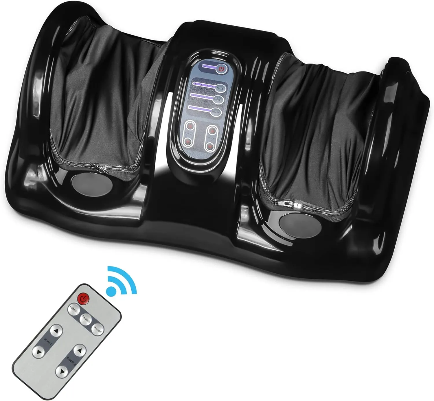 4-Speed Electric Shiatsu Foot Massage, 3-in-1 Shiatsu Kneading Rolling Foot Massager for Plantar Fasciitis