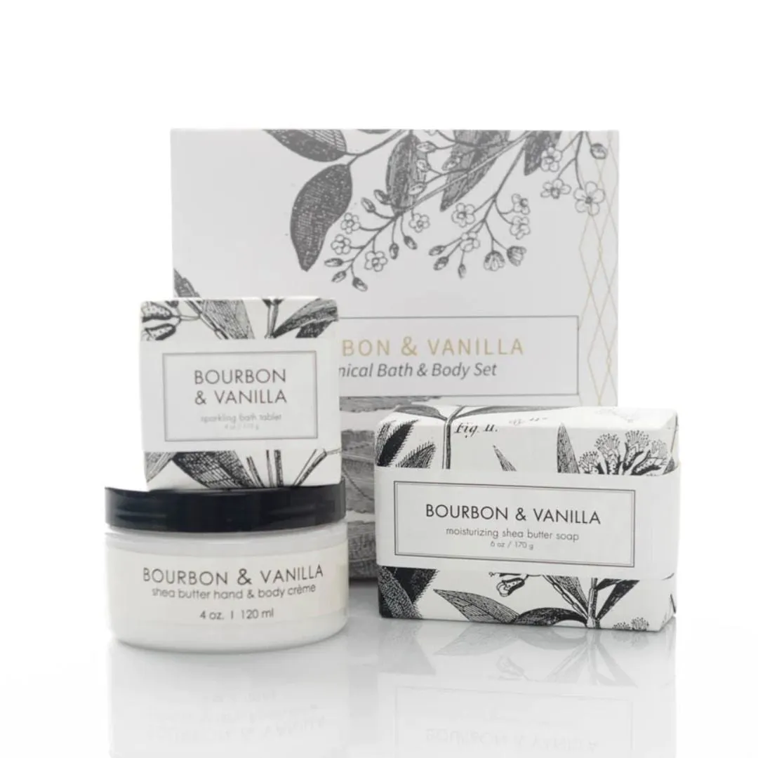 Botanical Bath & Body Set (Bourbon   Vanilla)