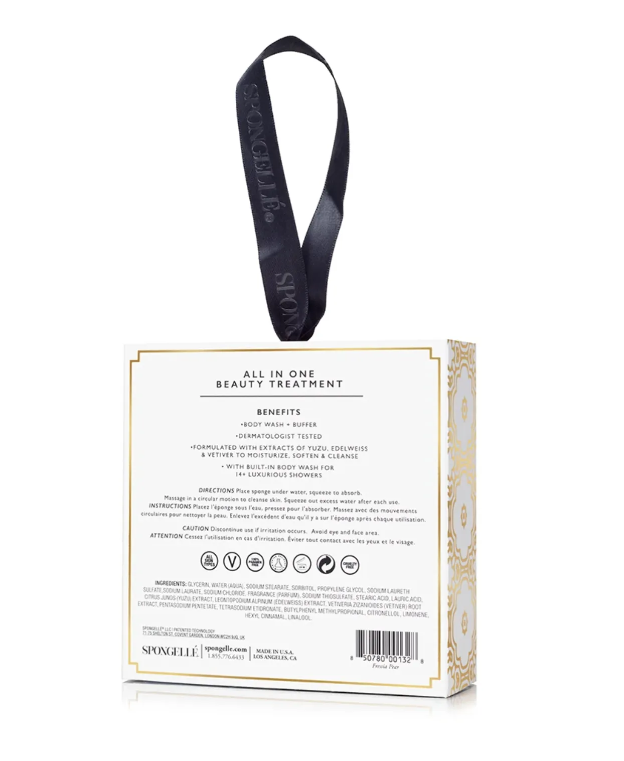 Boxed Flower | Body Buffer | Freesia Pear