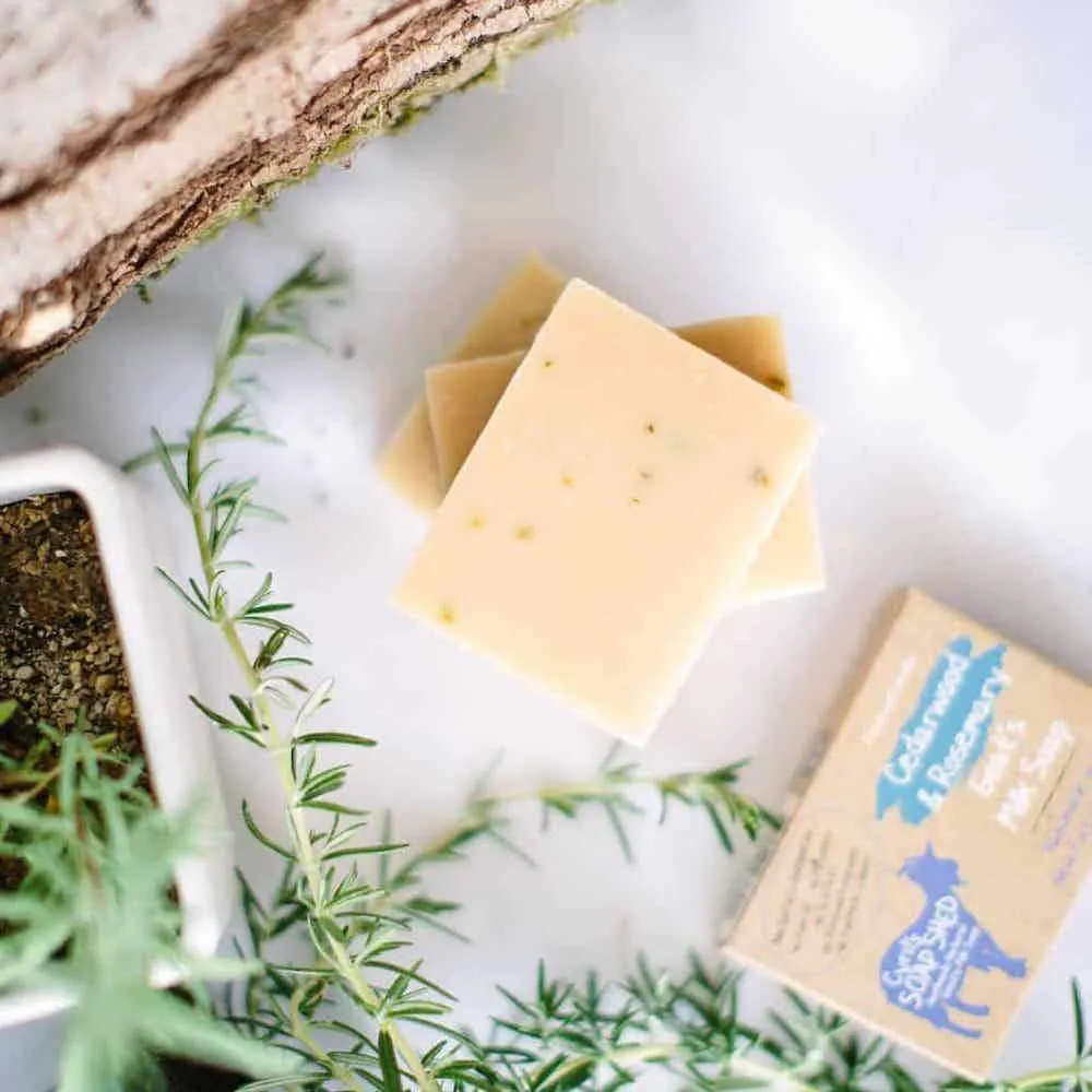 Cyril's Soap Shed Goat's Milk Soap - Cedarwood & Rosemary