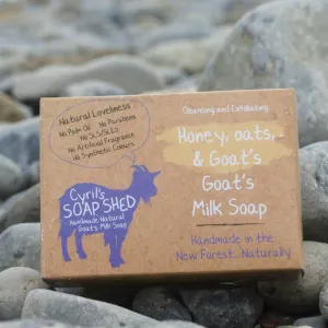 Cyril's Soap Shed Goat's Milk Soap - Honey & Oats