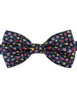 DCLIC Ciavari Floral Bow Tie - Navy