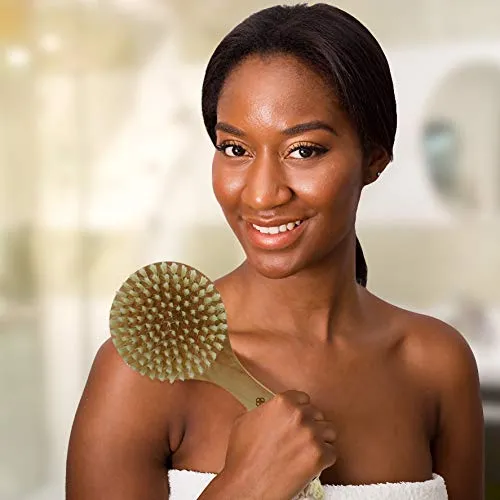 Dry Brushing Skin Brush With Short Handle