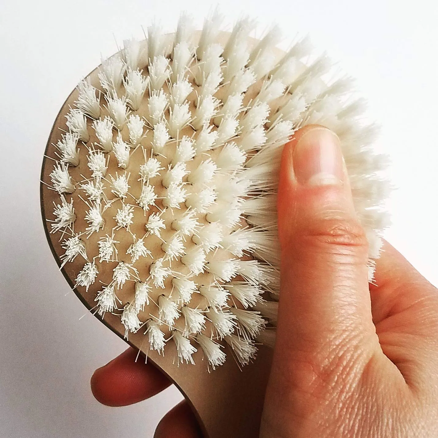 Dry Brushing Skin Brush With Short Handle