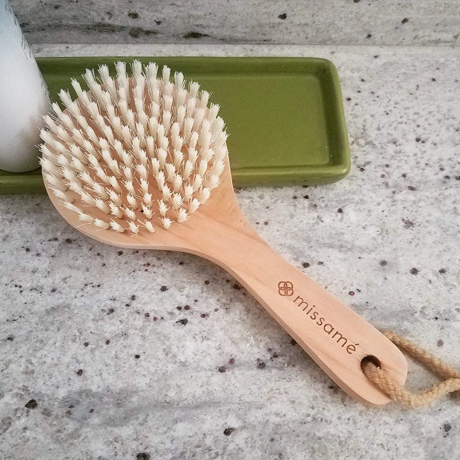 Dry Brushing Skin Brush With Short Handle