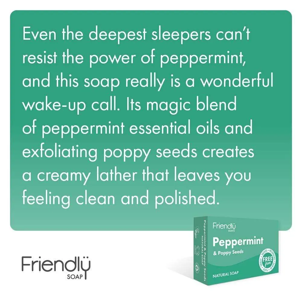 Friendly Soap - Peppermint & Poppy Seed