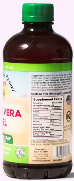 Lily of the Desert Aloe Vera Gel Whole Leaf 32oz