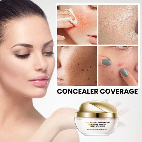 Moisturizing Brightening Concealer Smooth Tone-Up Cream  Buy 1 Get 1 Free