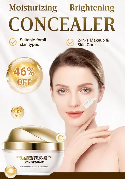 Moisturizing Brightening Concealer Smooth Tone-Up Cream  Buy 1 Get 1 Free