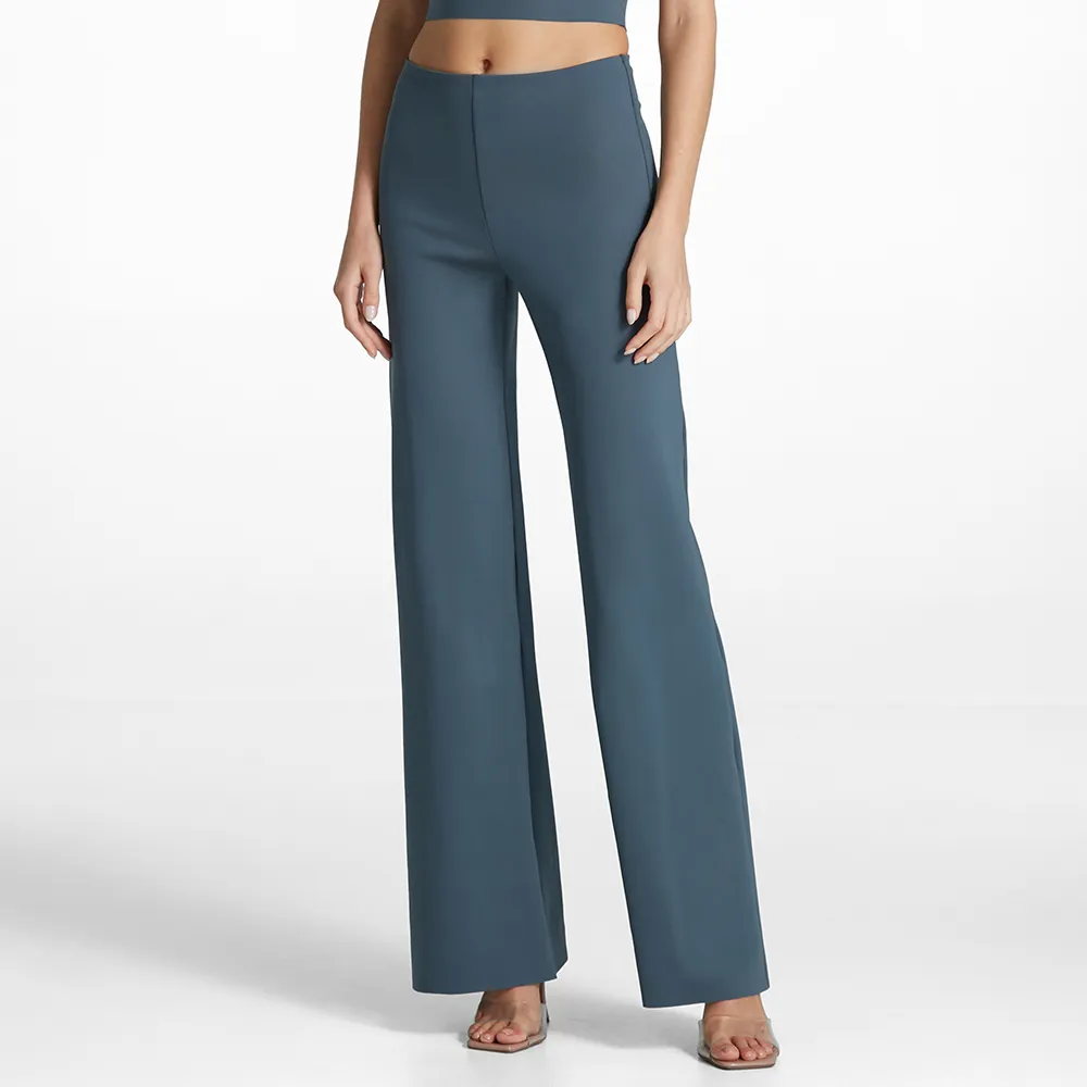 Neoprene Wide Leg Pant Storm