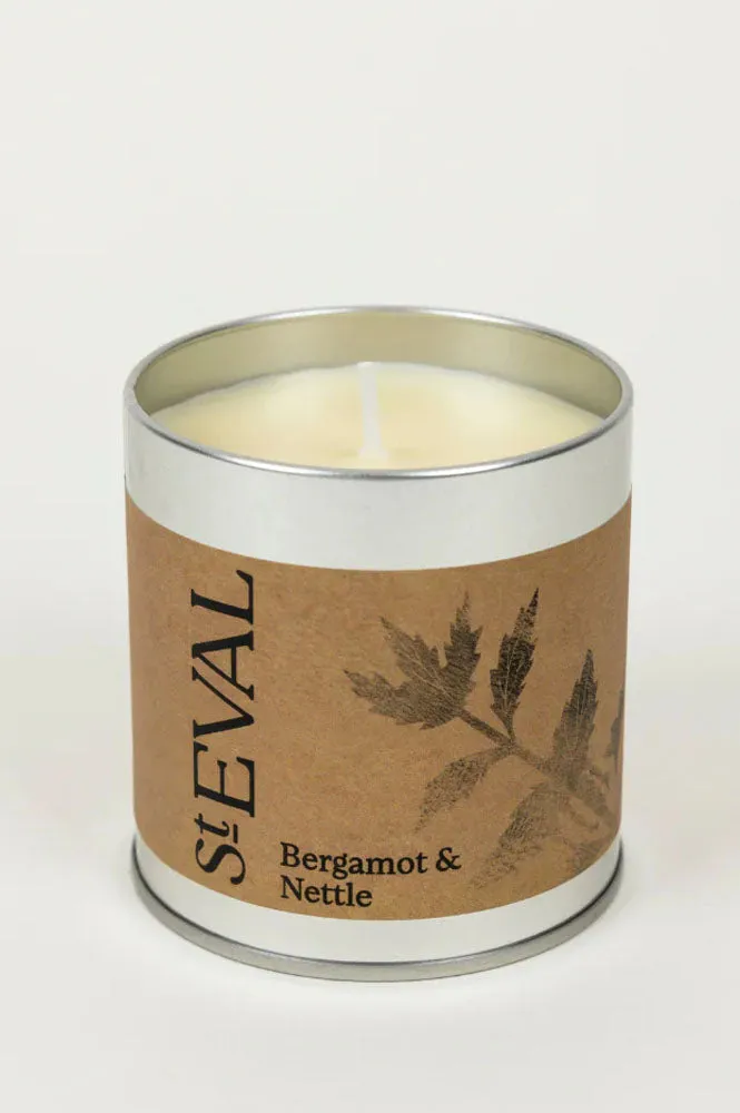 St. Eval Bergamont and Nettle Scented Tin Candle