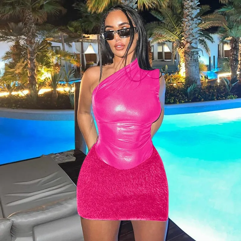 Tank Tops Bodysuit Mini Skirt Two Piece Sets Outfit